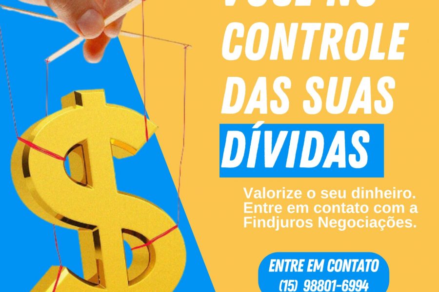 Você já se imaginou no controle das suas dívidas?
