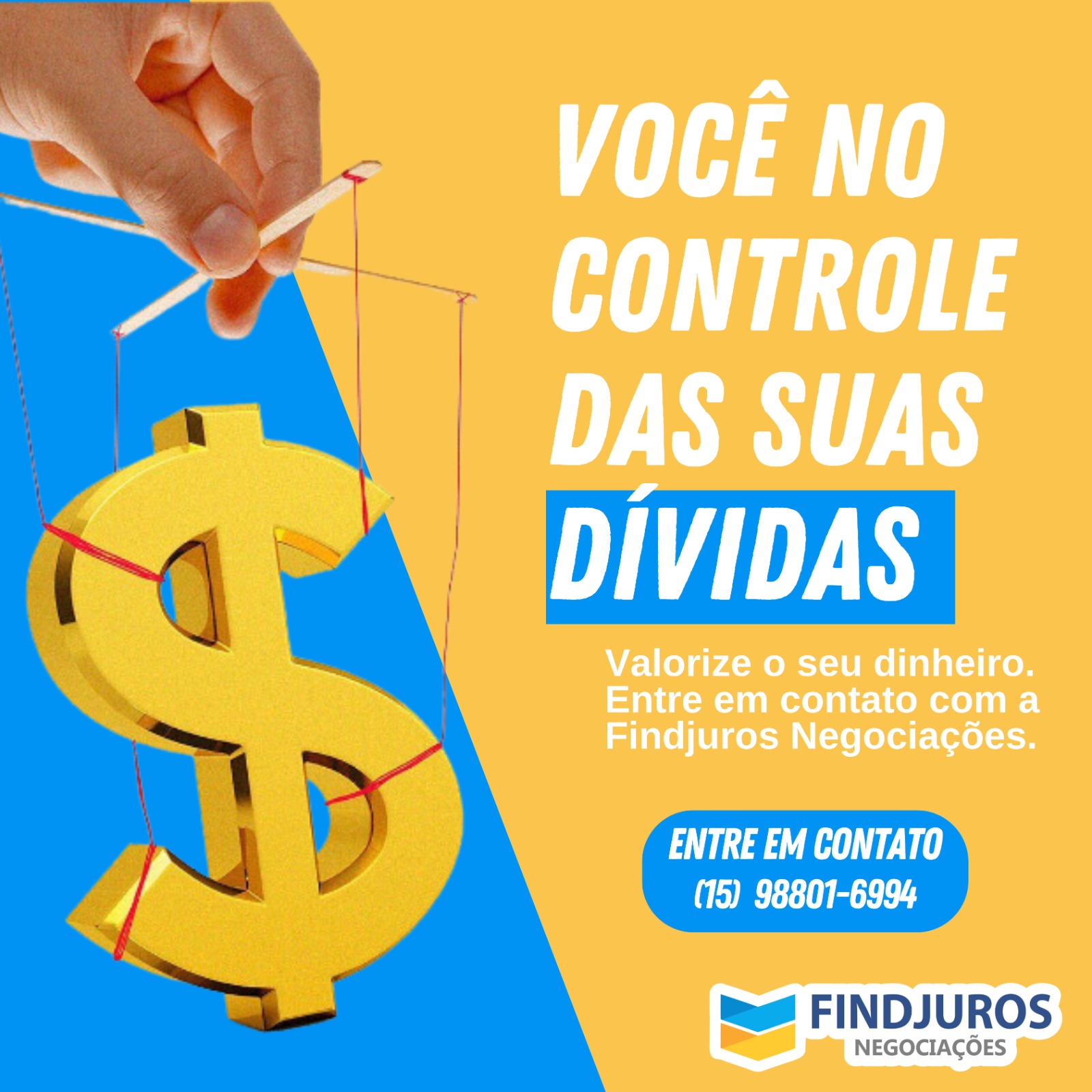 Você já se imaginou no controle das suas dívidas?