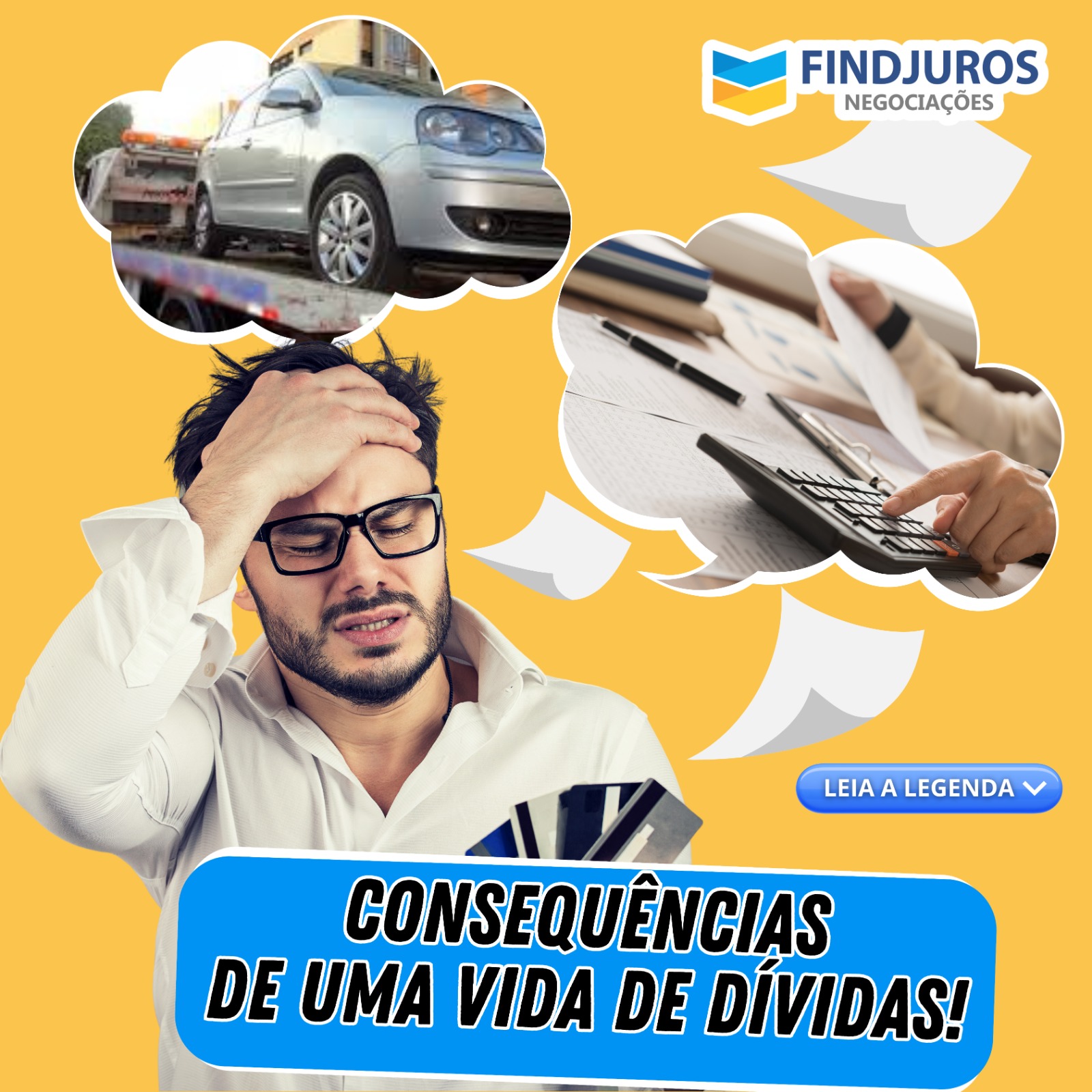 Ter uma vida cheia de dívidas pode te trazer inúmeros malefícios.